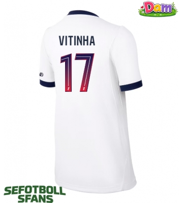 Paris Saint-Germain Vitinha #17 Bortatröja Kvinnor 2026-27 Kortärmad